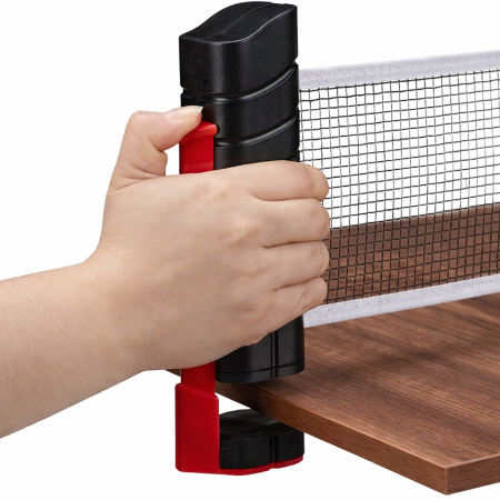 Filet de Tennis de Table Extensible avec Housse – Réglable Jusqu'à 1,7 mètres, Clips Universels 0,5 à 5,5 cm