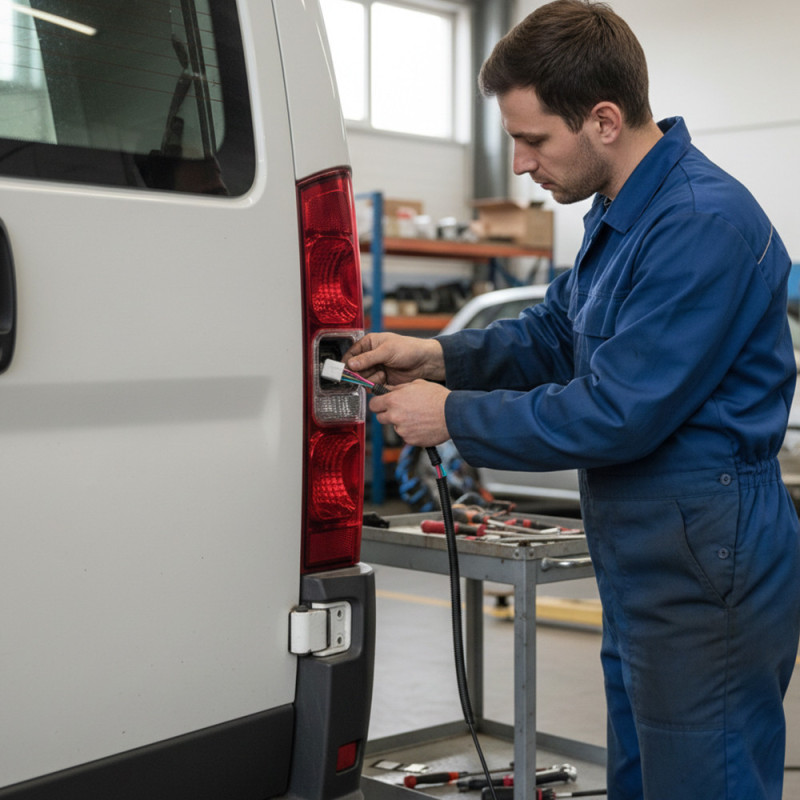 Connecteur de feu arrière avec faisceau pour Citroën Jumper / Fiat Ducato / Peugeot Boxer