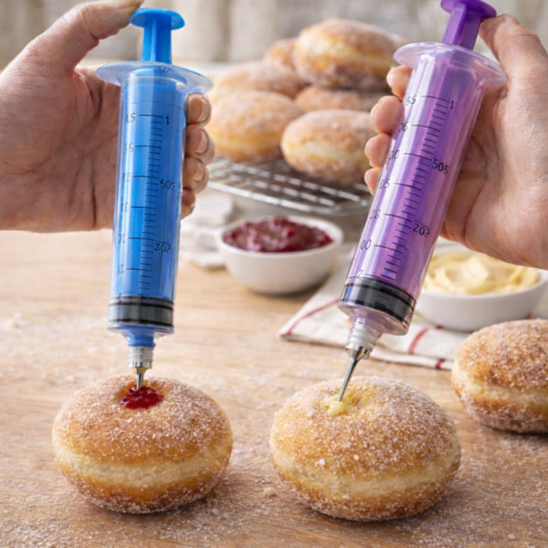 Seringue de Pâtisserie 50 mL avec Aiguille Inox – Précision Décoration Gâteaux, Usage Chaud & Froid, Couleur Aléatoire