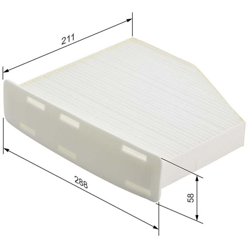 Filtre d'Habitacle À Pollen pour Véhicules - VOLSWAGEN SKODA SEAT AUDI