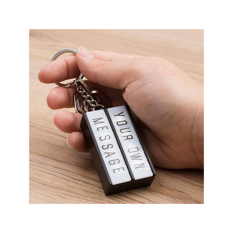 Porte-clés lightbox Mini Panneau Light Box