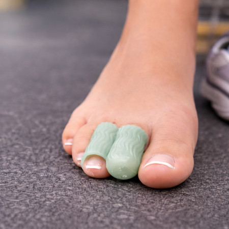 Paire de Protèges-Orteils MENTHOGEL – SEBS Souple, Confort Longue Durée, Réduit Frottements, Odeur Menthe Fraîche