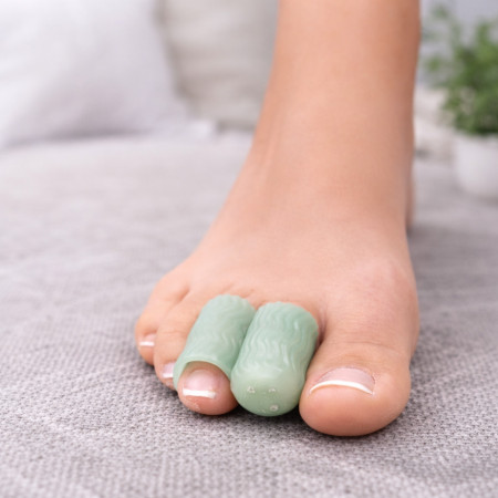 Paire de Protèges-Orteils MENTHOGEL – SEBS Souple, Confort Longue Durée, Réduit Frottements, Odeur Menthe Fraîche