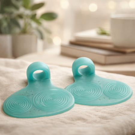 Paire de Coussinets Plantaires Avant du Pied MENTHOGEL® – SEBS Souple et Flexible, Amorti Confortable, Menthe Fraîche
