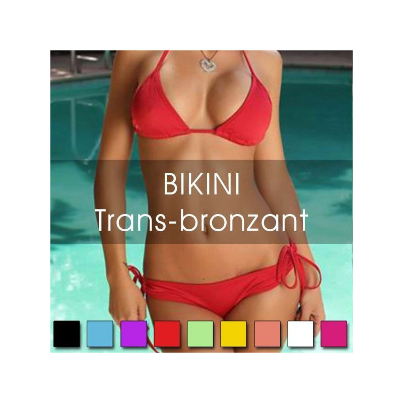 Bikini Transbronzant Maillot de Bain Sans Trace de Bronzage