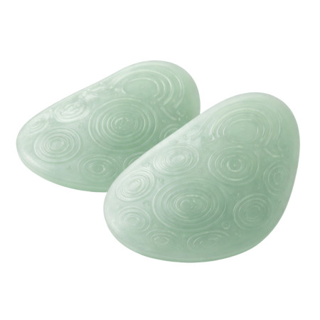 Paire de Protèges-Talons MENTHOGEL – SEBS Souple, Confort Longue Durée, Amorti Chocs et Frottements, Odeur Menthe Fraîche
