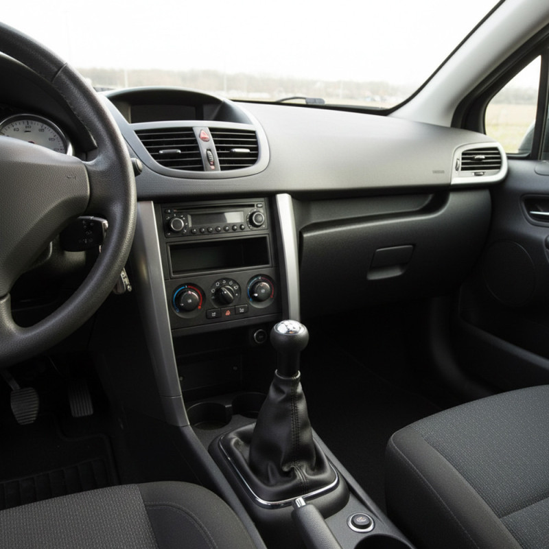 Pommeau de levier de vitesse et soufflet compatible Peugeot 207 – OEM 7591.51
