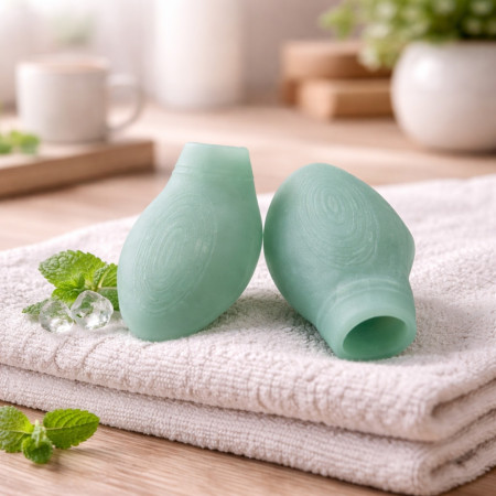 Paire de Protèges Oignons Petit Orteil MENTHOGEL® – SEBS Souple, Anti-Frottement, Confort Longue Durée, Odeur Menthe Fraîche