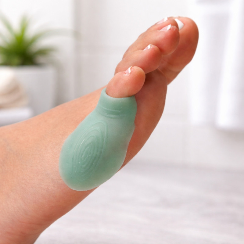 Paire de Protèges Oignons Petit Orteil MENTHOGEL® – SEBS Souple, Anti-Frottement, Confort Longue Durée, Odeur Menthe Fraîche