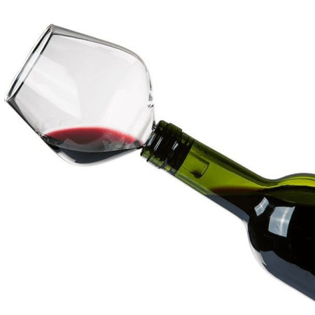 Bouchon de Bouteilles en Forme Verre de Vin