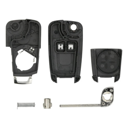 Coque de Clé de Voiture Pliable à 2 Boutons OPEL & CHEVROLET