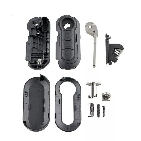 Coque de Clé 3 Boutons pour Fiat et Lancia – Modèles Compatibles Multiples