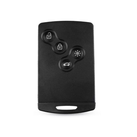 Coque de Clé Renault 4 Boutons – Compatible Modèles Captur, Clio 4, Megane 3, Zoe