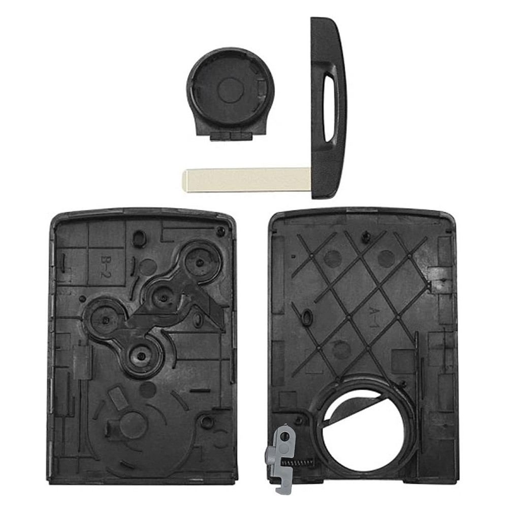 Coque de Clé Renault 4 Boutons – Compatible Modèles Captur, Clio 4, Megane 3, Zoe