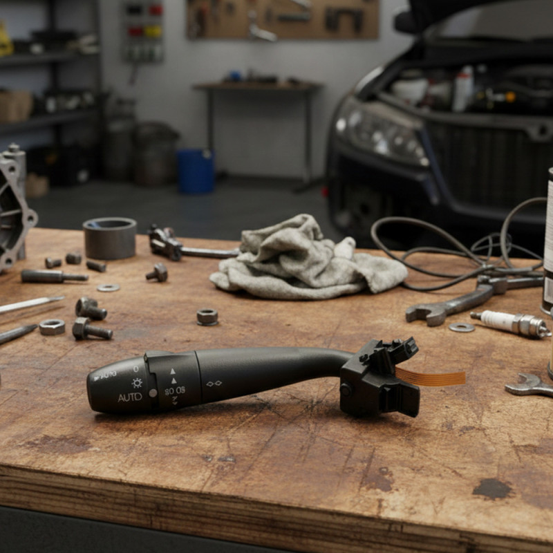 Commodo 1 pôle compatible Berlingo, 206 et Partner – OEM 6239JS / 6239Q3
