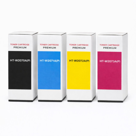Pack de 4 Toners Compatibles HP 117A W2070A pour ColorLaser 150a/150nw et MFP 178nw, 178nwg, 179fnw, 179fwg