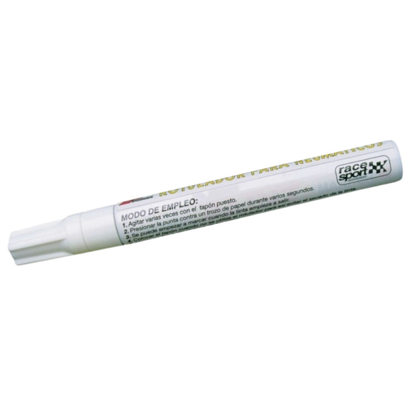Stylo à Pneus Blanc 5 ml – Marqueur Spécial Pneus Auto et Moto pour Souligner les Lettres et Look Sportif