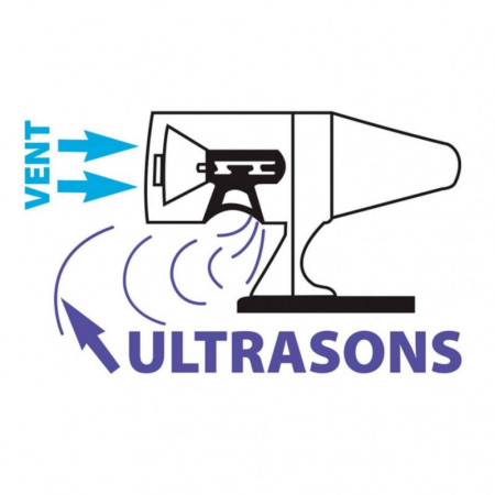 Paire d’Avertisseurs Ultrasons Anti-Gibier SWISS DRIVE – Lot de 2 Sifflets Auto, Fixation Adhésive, Actif dès 35 km/h
