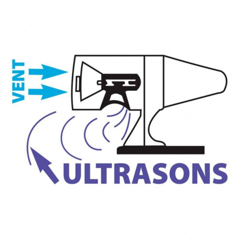 Paire d’Avertisseurs Ultrasons Anti-Gibier SWISS DRIVE – Lot de 2 Sifflets Auto, Fixation Adhésive, Actif dès 35 km/h