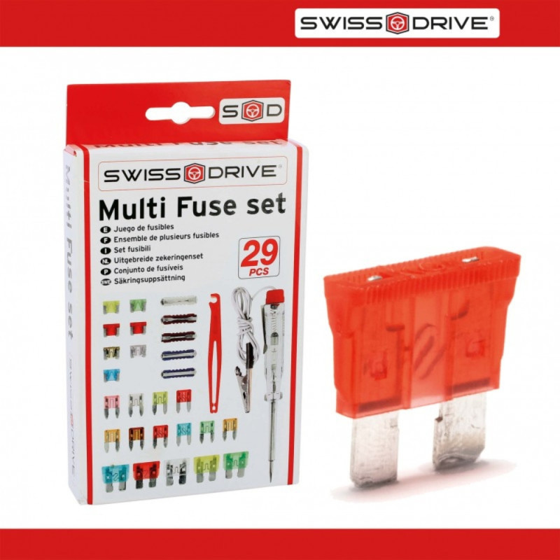 Coffret Complet d’Ampoules Auto H7 55W avec 18 Ampoules et 12 Fusibles – Kit de Remplacement Indispensable pour Véhicule