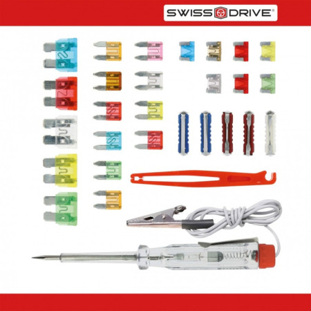 Coffret Complet d’Ampoules Auto H7 55W avec 18 Ampoules et 12 Fusibles – Kit de Remplacement Indispensable pour Véhicule