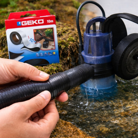 Ruban Auto-Amalgamant GEKO 19 mm x 10 m Étanche et Résistant UV et Chaleur – Isolation et Réparation Câbles, Tuyaux...