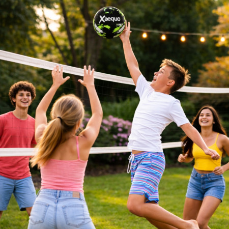 Ballon de Volley Néoprène Taille 5 – Ultra Confort, Résistant Eau, Idéal Plage et Extérieur