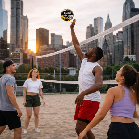 Ballon de Volley Néoprène Taille 5 – Ultra Confort, Résistant Eau, Idéal Plage et Extérieur
