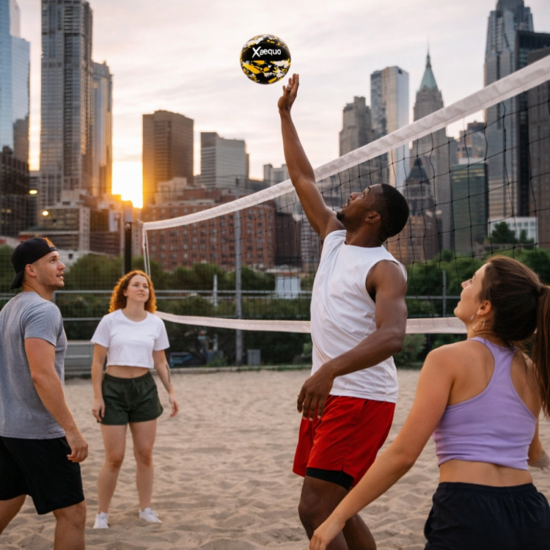Ballon de Volley Néoprène Taille 5 – Ultra Confort, Résistant Eau, Idéal Plage et Extérieur