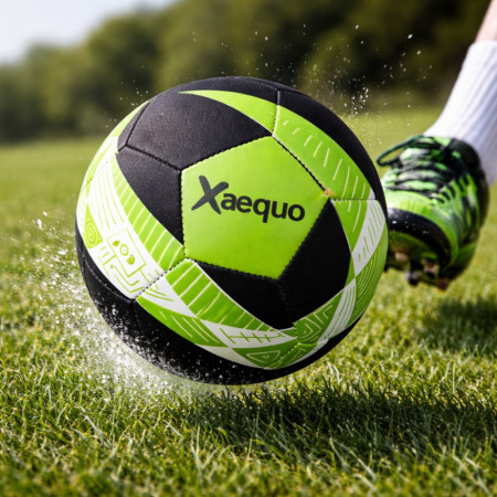 Ballon de Football Taille 5 en Néoprène Soft – Idéal Plage & Jardin, Résistant à l’Eau, Confort de Jeu Optimal