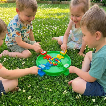 Jeu de Société Grenouille Mange Tout avec Billes 31cm  – Jeu Familial Fun pour Enfants