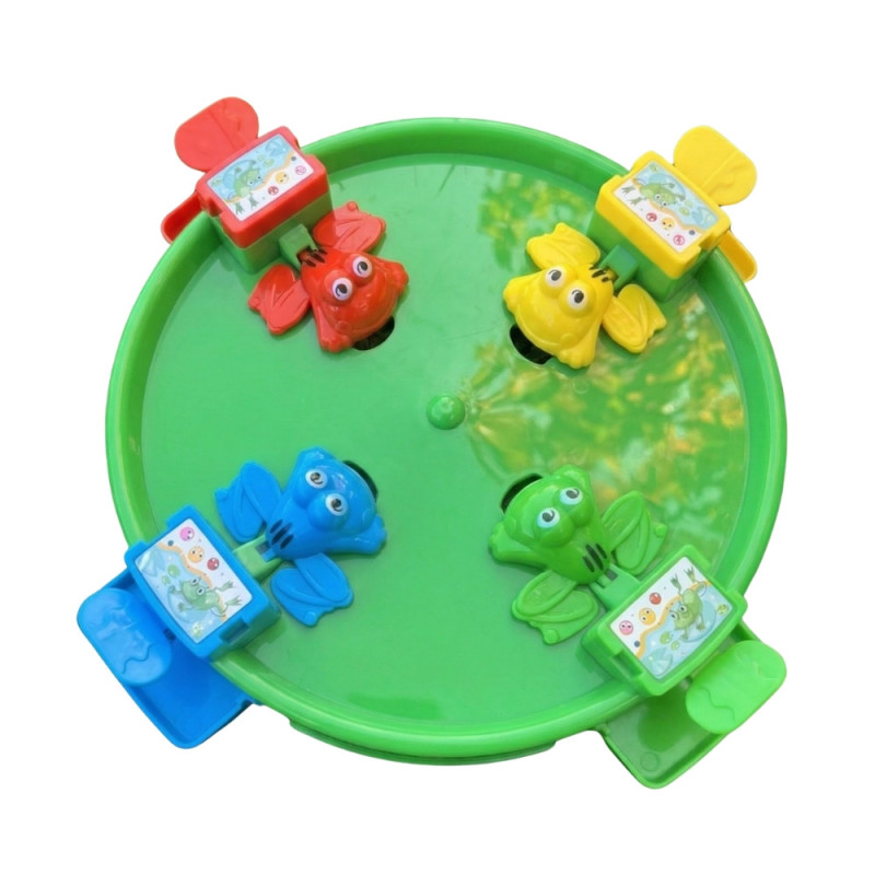 Jeu de Société Grenouille Mange Tout avec Billes 31cm  – Jeu Familial Fun pour Enfants