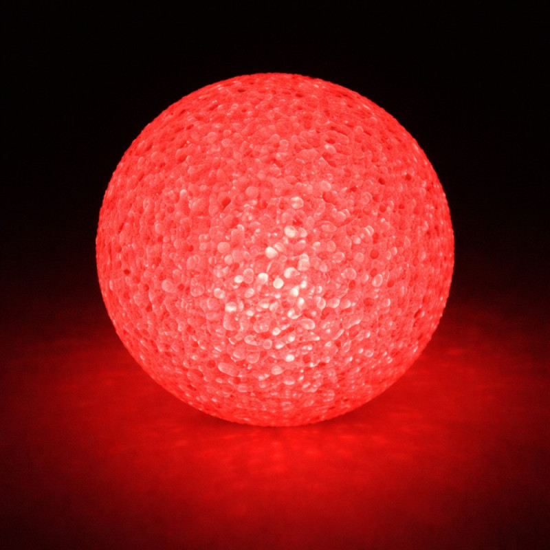 Lot de 2 Boules Lumineuses LED 8 cm Effet Cristal avec Changement de Couleurs Automatique – Veilleuses Décoratives pour Chambre