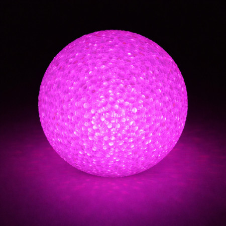 Lot de 2 Boules Lumineuses LED 8 cm Effet Cristal avec Changement de Couleurs Automatique – Veilleuses Décoratives pour Chambre
