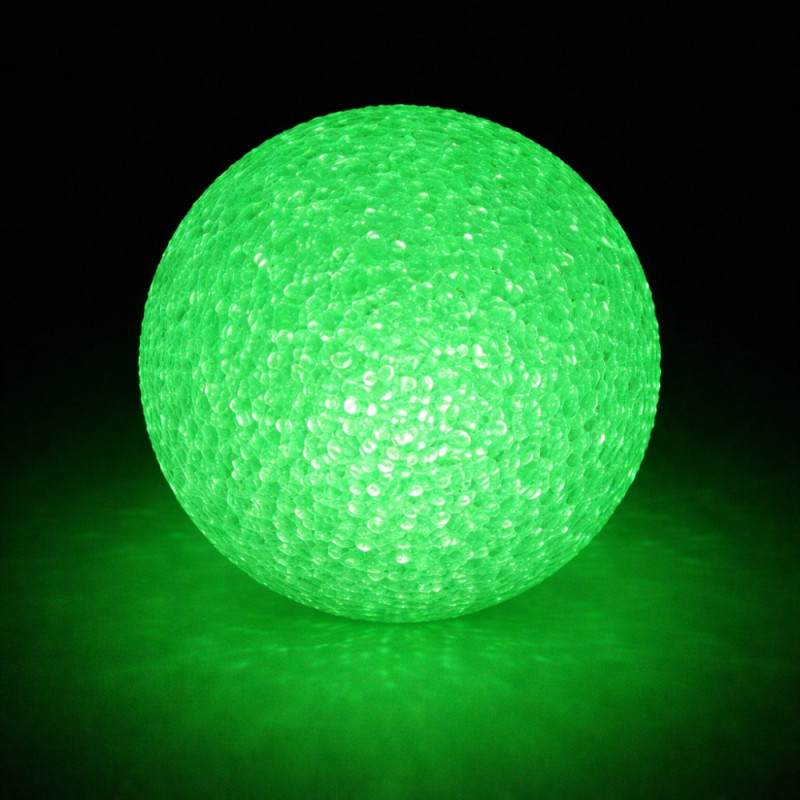 Lot de 2 Boules Lumineuses LED 8 cm Effet Cristal avec Changement de Couleurs Automatique – Veilleuses Décoratives pour Chambre