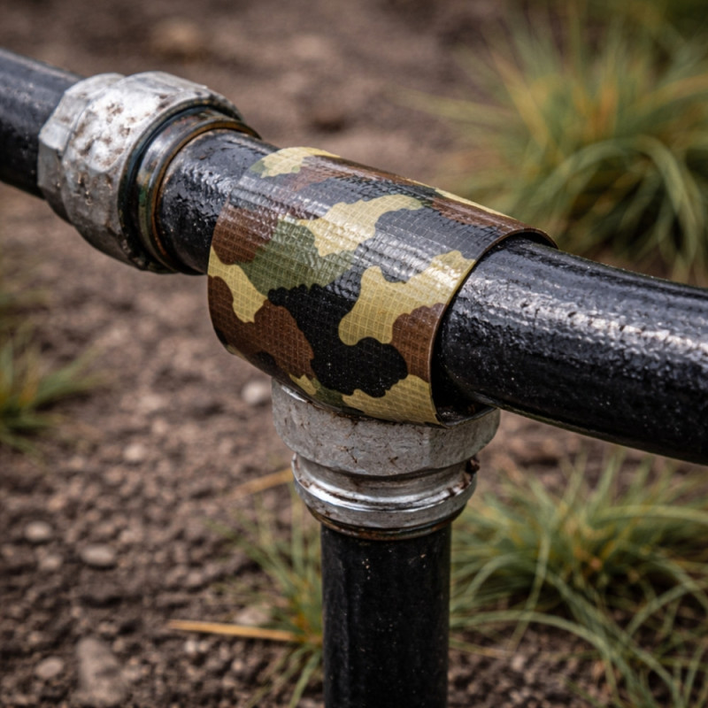 Adhésif Américain Toilé GEKO 50mm x 25M Camo Jungle – Ruban Tissu Résistant à l’Eau pour Applications Multiples