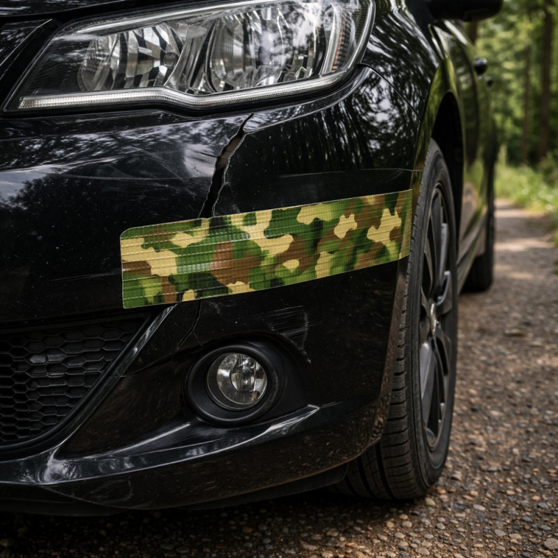 Adhésif Américain Toilé GEKO 50mm x 25M Camo Jungle – Ruban Tissu Résistant à l’Eau pour Applications Multiples