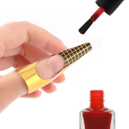 Manucure - Pack de 100 Guides Autocollants pour Nail Art