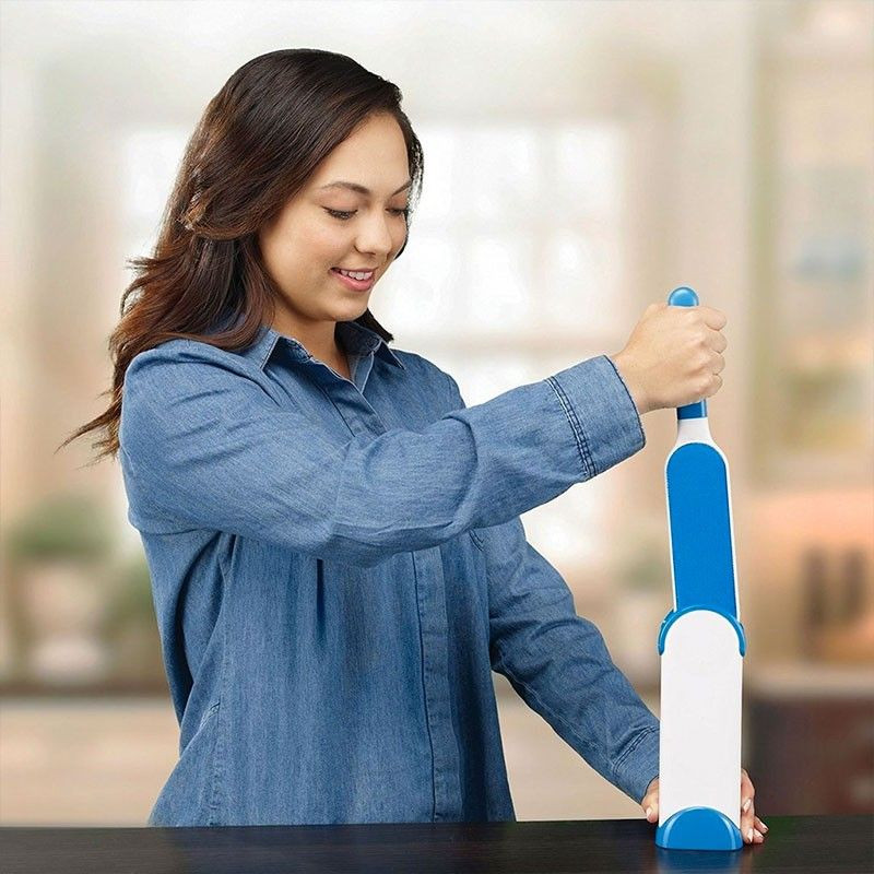 Brosse Magique Anti Poils Auto-Nettoyante ACTISWEEP X2