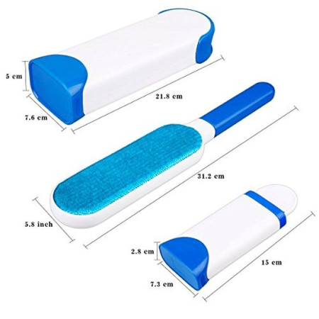 Brosse Magique Anti Poils Auto-Nettoyante ACTISWEEP X2