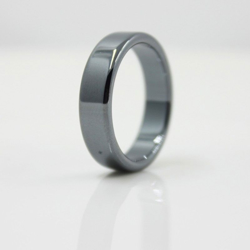 Bague Minceur Unisexe Hématite Magnétique Effet Minceur