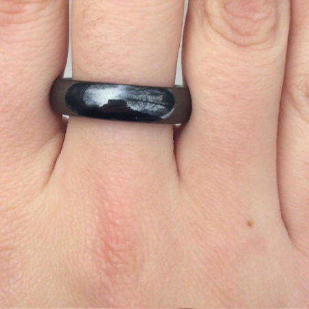 Bague Minceur Unisexe Hématite Magnétique Effet Minceur