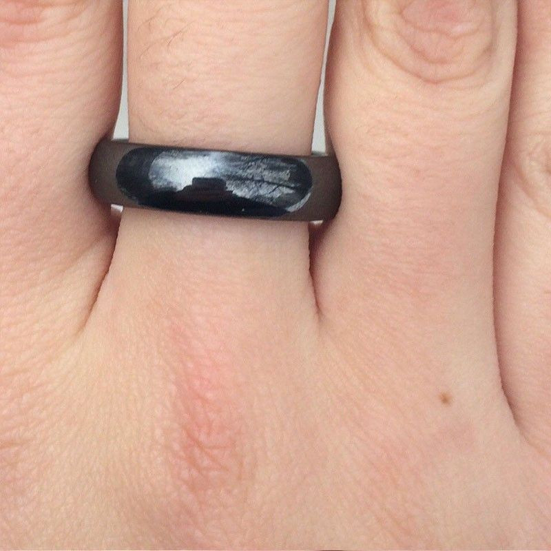 Bague Minceur Unisexe Hématite Magnétique Effet Minceur