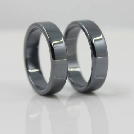 Bague Minceur Unisexe Hématite Magnétique Effet Minceur