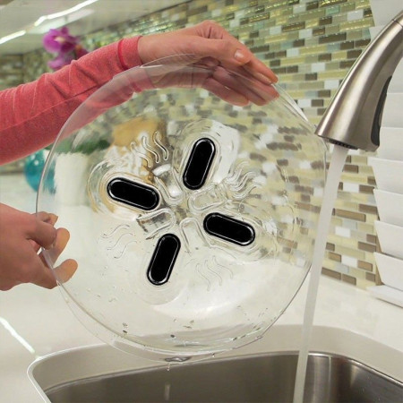 Couvercle Magnétique pour Micro-Ondes Anti-Eclaboussures