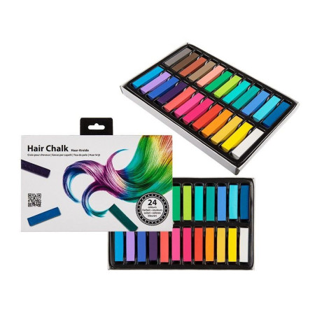 Pack de 24 Craies pour les Cheveux