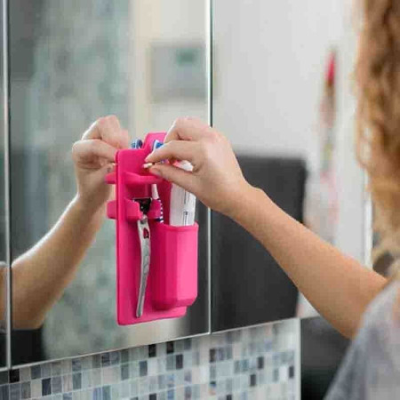 Organisateur de Salle de Bain pour Brosse à Dents, Dentifrice, Rasoirs etc