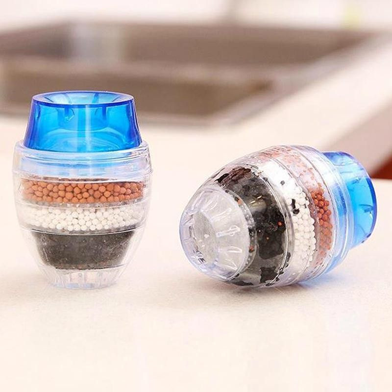 Filtre Purificateur d’Eau du Robinet à 4 Niveaux au Charbon Actif