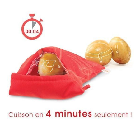 Poche Cuisson au Micro-onde pour Pommes de Terre Rapide Potato Express