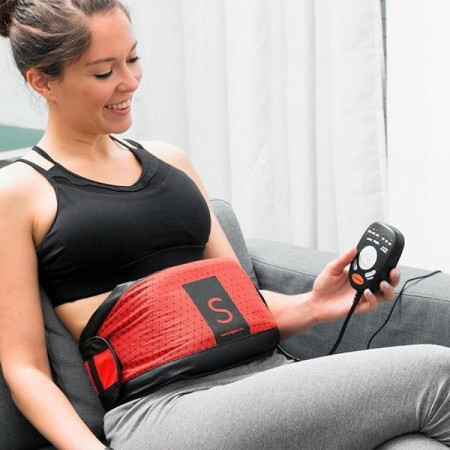 Ceinture Abdominale Vibrante De Musculation et Fitness Effet Sauna Dual Shaper Gym Form